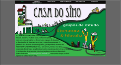 Desktop Screenshot of casadosino.com.br